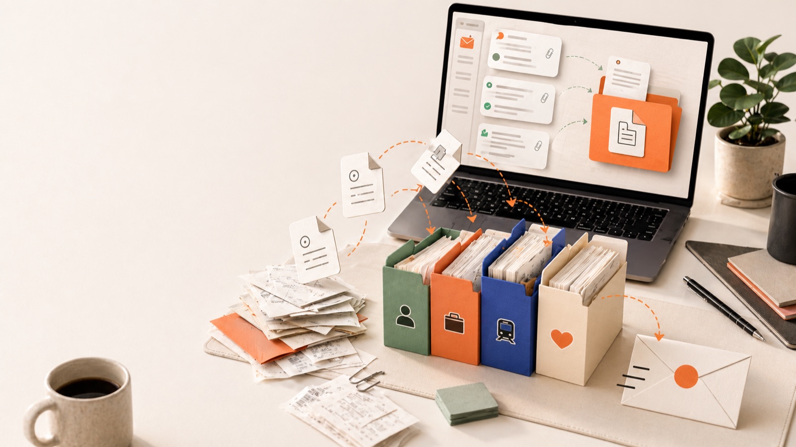 HeyRup’s workflow for processing invoices from email